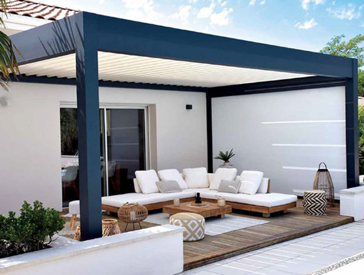 How a Pergola With Louvered Roof Reshapes the Idea of a Louvered Patio